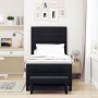 Cama Box Spring con Colchón y Banco Negro 90x200 cm Tela de , Camas y somieres - Ref: Foro24-3343962, Precio: 386,39 €, Descu...