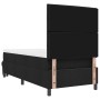 Cama Box Spring con Colchón y Banco Negro 90x200 cm Tela de , Camas y somieres - Ref: Foro24-3343962, Precio: 386,39 €, Descu...