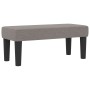 Cama con Base de Resorte con Colchón y Banco Taupe 100x200 cm Tela de , Camas y somieres - Ref: Foro24-3343971, Precio: 410,4...