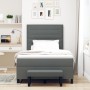 Cama con Somier con Colchón y Banco Gris Oscuro 120x200 cm Tela de , Camas y somieres - Ref: Foro24-3343982, Precio: 450,18 €...