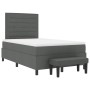 Cama con Somier con Colchón y Banco Gris Oscuro 120x200 cm Tela de , Camas y somieres - Ref: Foro24-3343982, Precio: 450,18 €...