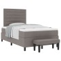 Cama con base con colchón y banco taupe 120x200 cm de tela de , Camas y somieres - Ref: Foro24-3343985, Precio: 443,25 €, Des...