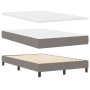 Cama con base con colchón y banco taupe 120x200 cm de tela de , Camas y somieres - Ref: Foro24-3343985, Precio: 443,25 €, Des...