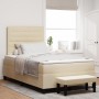 Cama Box Spring con Colchón y Banco Crema 120x200 cm Tela de , Camas y somieres - Ref: Foro24-3343986, Precio: 465,95 €, Desc...