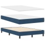 Cama Box Spring con Colchón y Banco Azul 120x200 cm Tela de , Camas y somieres - Ref: Foro24-3343987, Precio: 486,41 €, Descu...
