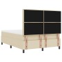 Cama con Base con Colchón y Banco Beige 140x190 cm Tela de , Camas y somieres - Ref: Foro24-3343993, Precio: 552,56 €, Descue...