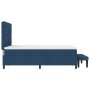 Cama con Somier con colchón y banco Azul 140x190 cm Tela de , Camas y somieres - Ref: Foro24-3343994, Precio: 555,04 €, Descu...