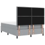 Cama con Base con Colchón y Banco Gris Claro 140x200 cm Tela de , Camas y somieres - Ref: Foro24-3343995, Precio: 523,33 €, D...