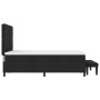 Cama con Somier con Colchón & Banco Negro 140x200 cm Tela de , Camas y somieres - Ref: Foro24-3343997, Precio: 566,67 €, Desc...