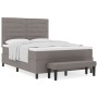 Cama con somier con colchón y banco taupe 140x200 cm tela de , Camas y somieres - Ref: Foro24-3343999, Precio: 576,09 €, Desc...