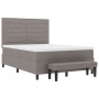 Cama con somier con colchón y banco taupe 140x200 cm tela de , Camas y somieres - Ref: Foro24-3343999, Precio: 576,09 €, Desc...