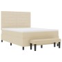 Cama con Base con Colchón y Banco Crema 140x200 cm Tela de , Camas y somieres - Ref: Foro24-3344000, Precio: 564,71 €, Descue...
