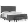 Cama con Box Spring y Colchón Banco Gris Oscuro 180x200 cm Tela de , Camas y somieres - Ref: Foro24-3344010, Precio: 700,87 €...