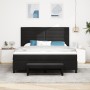 Cama con Base de Muelles con Colchón y Banco Negro 180x200 cm Tela de , Camas y somieres - Ref: Foro24-3344011, Precio: 688,8...