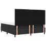 Cama con Base de Muelles con Colchón y Banco Negro 180x200 cm Tela de , Camas y somieres - Ref: Foro24-3344011, Precio: 688,8...