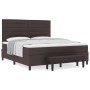 Cama con somier y colchón marrón oscuro 180x200 cm tela de , Camas y somieres - Ref: Foro24-3344012, Precio: 675,64 €, Descue...