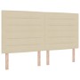 Cama con box spring con colchón y banco crema 180x200 cm tela de , Camas y somieres - Ref: Foro24-3344014, Precio: 678,07 €, ...