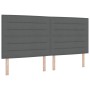 Cama Box Spring con Colchón y Banco Gris Oscuro 200x200 cm Tela de , Camas y somieres - Ref: Foro24-3344017, Precio: 765,37 €...