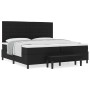 Cama de Base de Caja con Colchón y Banco Negro 200x200 cm Tela de , Camas y somieres - Ref: Foro24-3344018, Precio: 791,88 €,...