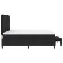 Cama de Base de Caja con Colchón y Banco Negro 200x200 cm Tela de , Camas y somieres - Ref: Foro24-3344018, Precio: 791,88 €,...