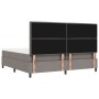 Cama Box Spring con Colchón y Banco Gris 200x200 cm Tela de , Camas y somieres - Ref: Foro24-3344020, Precio: 805,44 €, Descu...