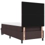 Cama con somier con colchón & banco marrón oscuro 100x200 cm tela de , Camas y somieres - Ref: Foro24-3344047, Precio: 408,44...