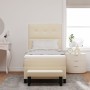 Cama Box Spring con Colchón y Banco Crema 100x200 cm Tela de , Camas y somieres - Ref: Foro24-3344049, Precio: 373,25 €, Desc...