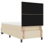 Cama Box Spring con Colchón y Banco Crema 100x200 cm Tela de , Camas y somieres - Ref: Foro24-3344049, Precio: 373,25 €, Desc...