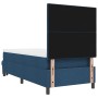 Cama Box Spring con Colchón y Banco Azul 100x200 cm Tela de , Camas y somieres - Ref: Foro24-3344050, Precio: 414,52 €, Descu...