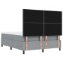 Cama con Resortes y Colchón Gris Claro 140x190 cm Tela de , Camas y somieres - Ref: Foro24-3344065, Precio: 557,45 €, Descuen...