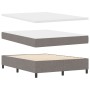 Cama con Box Spring con Colchón y Banco Taupe 140x190 cm Tela de , Camas y somieres - Ref: Foro24-3344069, Precio: 531,53 €, ...