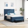 Cama con Somier con Colchón & Banco Azul 140x190 cm Tela de , Camas y somieres - Ref: Foro24-3344071, Precio: 551,14 €, Descu...