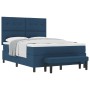 Cama con Somier con Colchón & Banco Azul 140x190 cm Tela de , Camas y somieres - Ref: Foro24-3344071, Precio: 551,14 €, Descu...