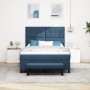 Cama con Somier con Colchón & Banco Azul 140x190 cm Tela de , Camas y somieres - Ref: Foro24-3344071, Precio: 551,14 €, Descu...