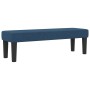 Cama con Somier con Colchón & Banco Azul 140x190 cm Tela de , Camas y somieres - Ref: Foro24-3344071, Precio: 551,14 €, Descu...