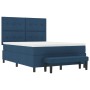 Cama con Somier con Colchón & Banco Azul 140x190 cm Tela de , Camas y somieres - Ref: Foro24-3344071, Precio: 551,14 €, Descu...
