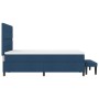 Cama con Somier con Colchón & Banco Azul 140x190 cm Tela de , Camas y somieres - Ref: Foro24-3344071, Precio: 551,14 €, Descu...