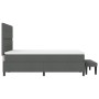 Cama con Somier con Colchón y Banco Gris Oscuro 140x200 cm Tela de , Camas y somieres - Ref: Foro24-3344073, Precio: 541,25 €...