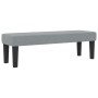 Cama con Box Spring con Colchón y Banco Gris Claro 160x200 cm Tela de , Camas y somieres - Ref: Foro24-3344079, Precio: 597,0...