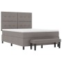 Cama Box Spring con Colchón y Banco Taupe 160x200 cm Tela de , Camas y somieres - Ref: Foro24-3344083, Precio: 630,76 €, Desc...