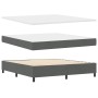 Cama Box Spring con Colchón y Banco Gris Oscuro 180x200 cm Tela de , Camas y somieres - Ref: Foro24-3344087, Precio: 683,82 €...