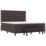 Cama con somier y colchón & banco marrón oscuro 180x200 cm Tela de , Camas y somieres - Ref: Foro24-3344089, Precio: 669,58 €...