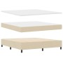 Cama Box Spring con Colchón y Banco Color Crema 180x200 cm Tela de , Camas y somieres - Ref: Foro24-3344091, Precio: 679,29 €...