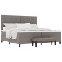 Cama con Box Spring con Colchón y Banco Taupe 200x200 cm Tela de , Camas y somieres - Ref: Foro24-3344097, Precio: 831,63 €, ...