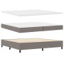 Cama con Box Spring con Colchón y Banco Taupe 200x200 cm Tela de , Camas y somieres - Ref: Foro24-3344097, Precio: 831,63 €, ...