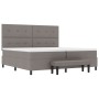 Cama con Box Spring con Colchón y Banco Taupe 200x200 cm Tela de , Camas y somieres - Ref: Foro24-3344097, Precio: 831,63 €, ...