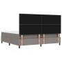 Cama con Box Spring con Colchón y Banco Taupe 200x200 cm Tela de , Camas y somieres - Ref: Foro24-3344097, Precio: 831,63 €, ...