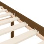 Cama personas mayores cabecero madera marrón miel 200x200 cm de vidaXL, Camas y somieres - Ref: Foro24-3195439, Precio: 180,6...