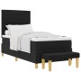 Cama con Base con Colchón y Banco Negro 90x200 cm Tela de , Camas y somieres - Ref: Foro24-3344193, Precio: 345,41 €, Descuen...