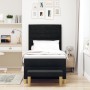 Cama con Base con Colchón y Banco Negro 90x200 cm Tela de , Camas y somieres - Ref: Foro24-3344193, Precio: 345,41 €, Descuen...